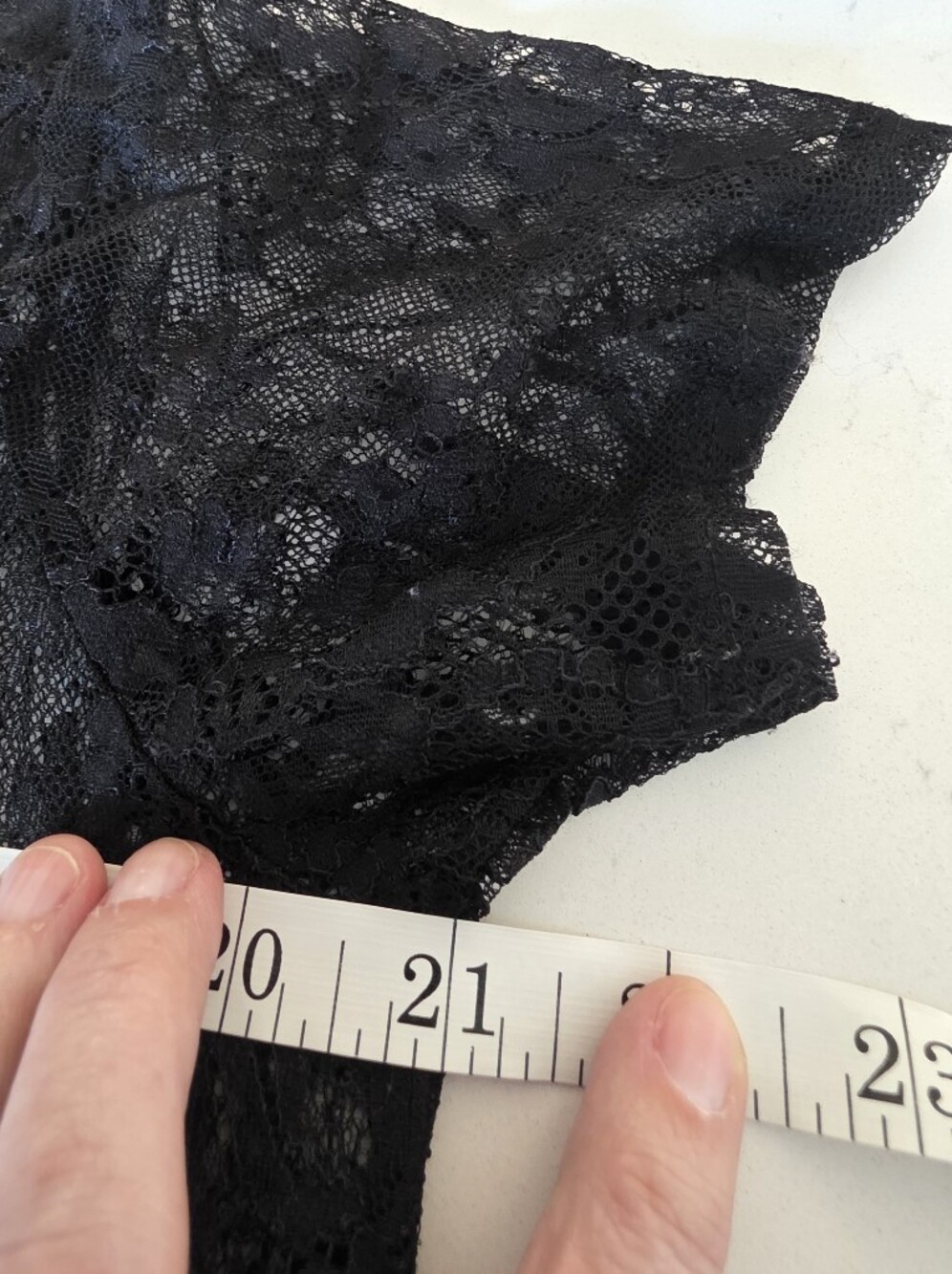 Love Peace & Lazy Days Black Lace Sheer Short Sleeve Top Size Medium - Picture 7 of 9
